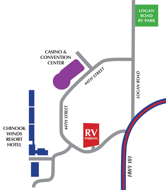 rv parking at four winds casino